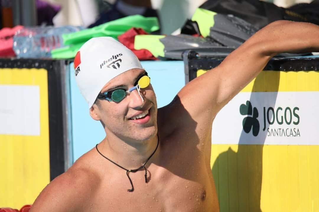 João Costa e Miguel Nascimento no pódio em Marselha