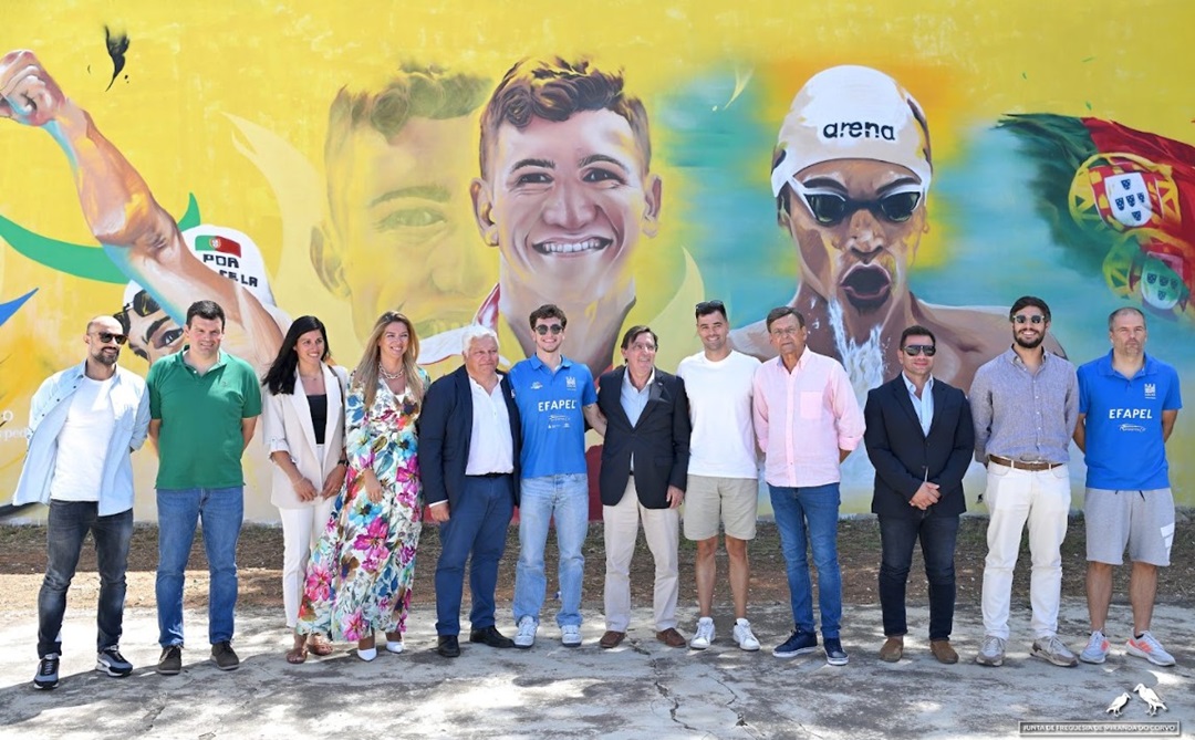 MURAL - Miranda do Corvo apoia Diogo Cancela nos Paralímpicos Paris 2024